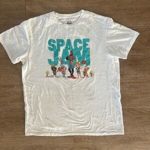 Space Jam White Graphic T-Shirt